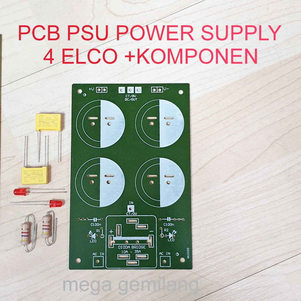 PCB PSU Power Supply 4 elco