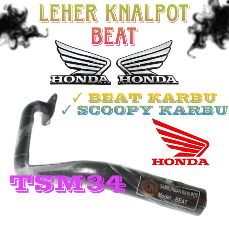 sambungan knalpot beat karbu / leher knalpot beat  scopy karburator