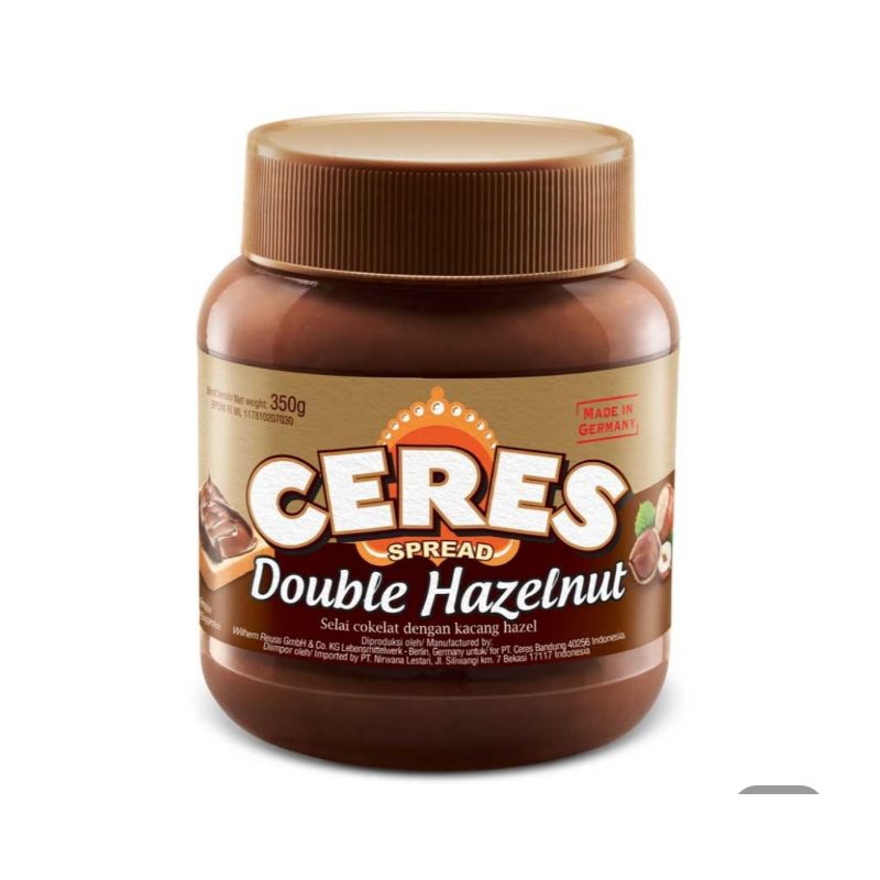 Ceres Spread Hazelnut Selai Coklat Kacang 350 ml