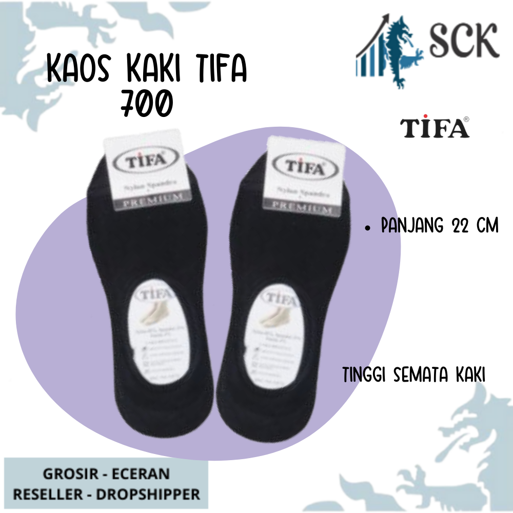 Kaos Kaki Wanita TIFA 700 Tumit Polos / Kaus Kaki Halus