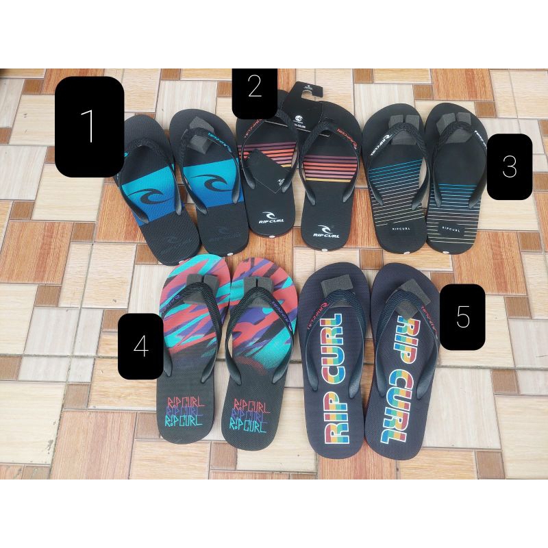 Sandal ORIGINAL Men Billabong And Ripcurl  Tides Black Multi Sandal Big Size