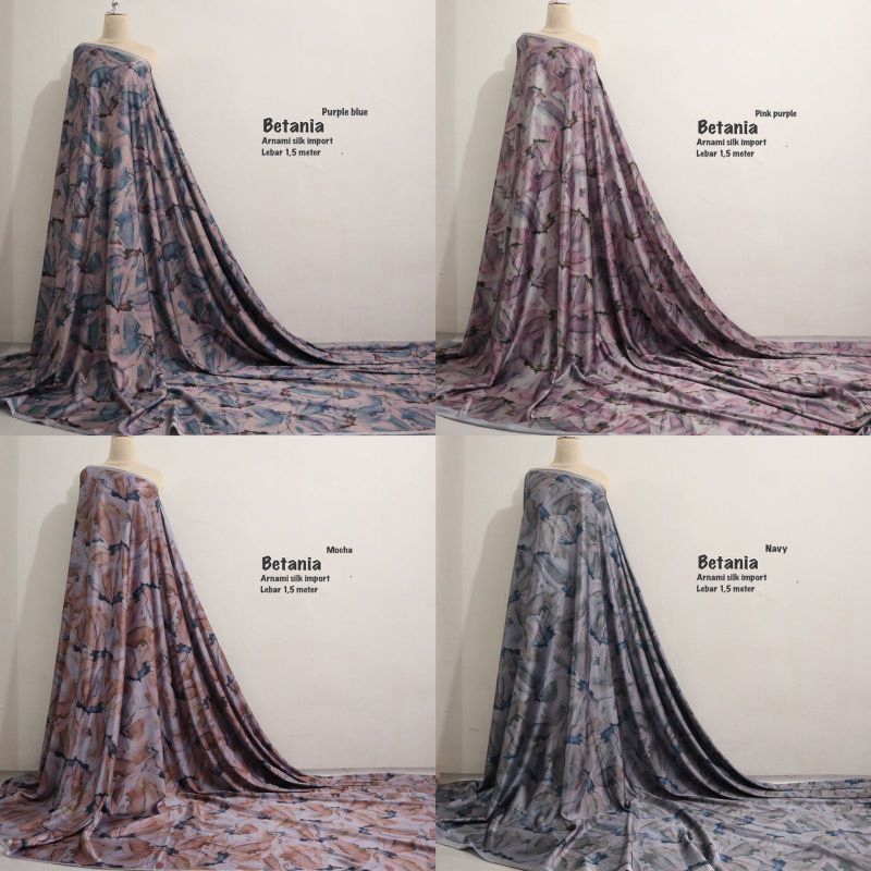 Kain Silk|Kain Silk motif Betania|Kain motif|DasarKain|DasarGamis|BahanMeteran|BajuSeragaman|BajuKel