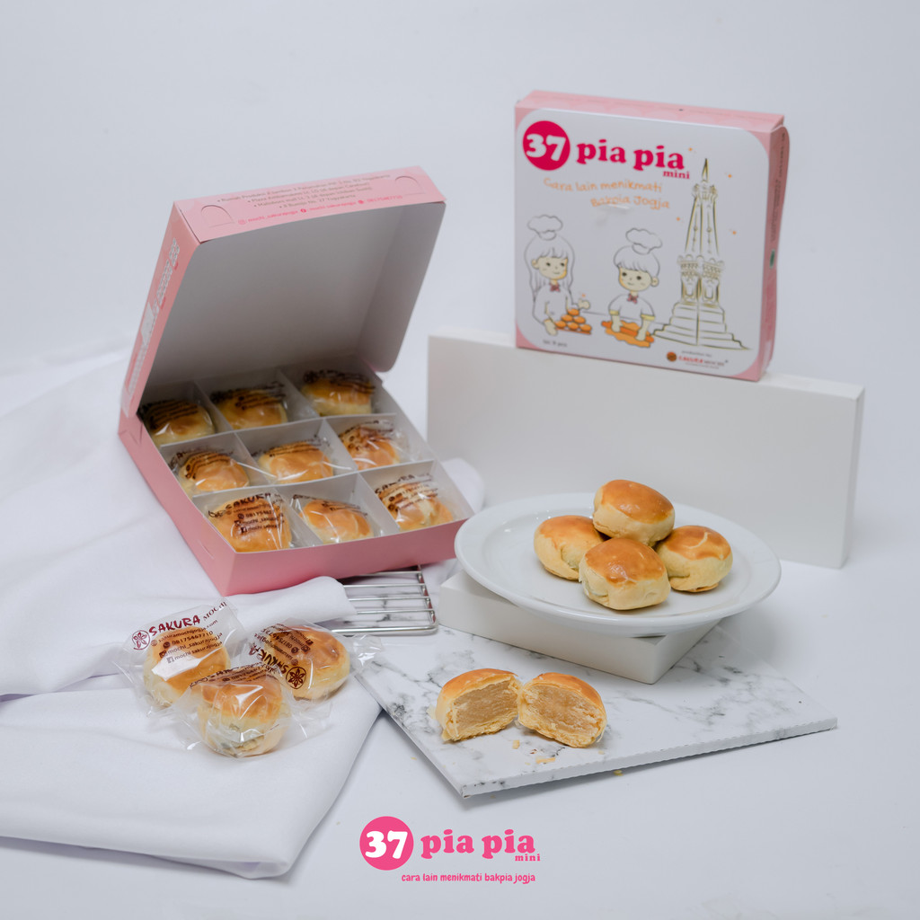 Pia pia 37 mini isi 9pcs | pia pia mini 37 | makanan enak yogyakarta