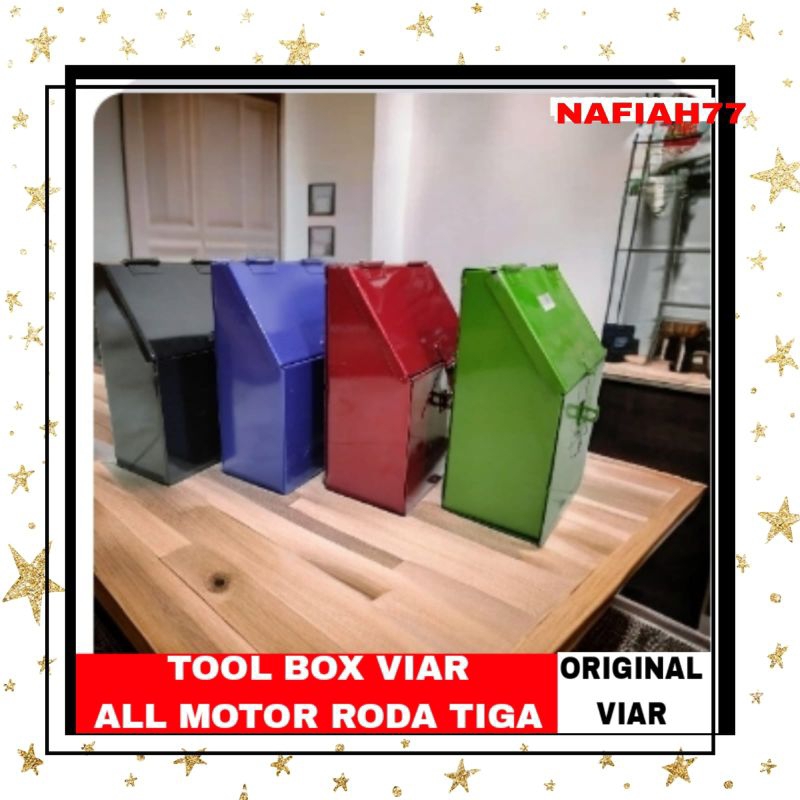 (ORIGINAL VIAR) TOOL BOX VIAR 100CC VIAR 150CC VIAR 200CC VIAR 300CC ALL MOTOR RODA TIGA SPARE PARTS MOTOR RODA TIGA