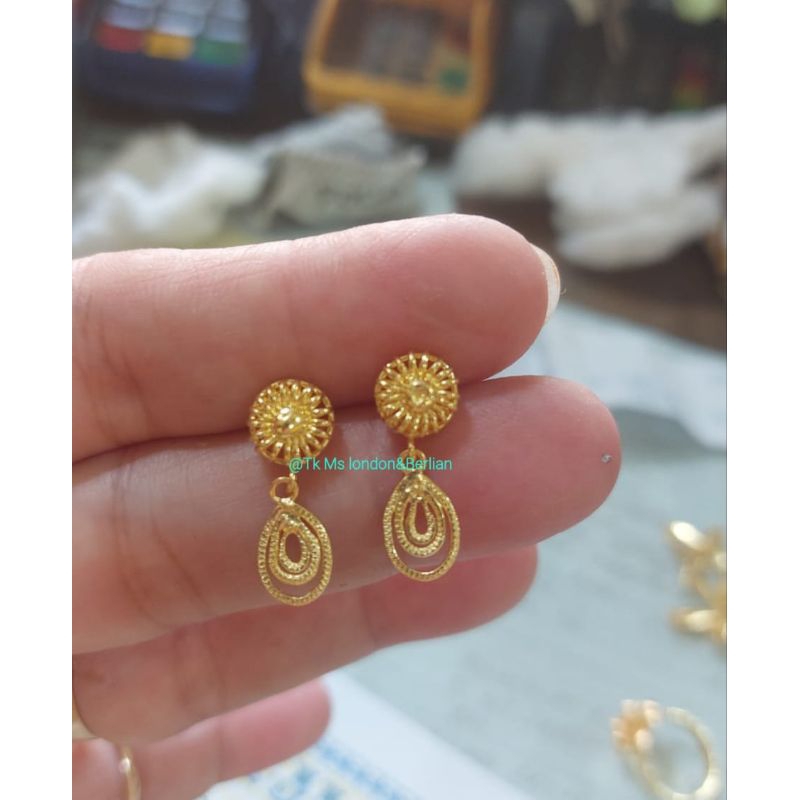 Anting Ms London LM 24K Kadar 999,9