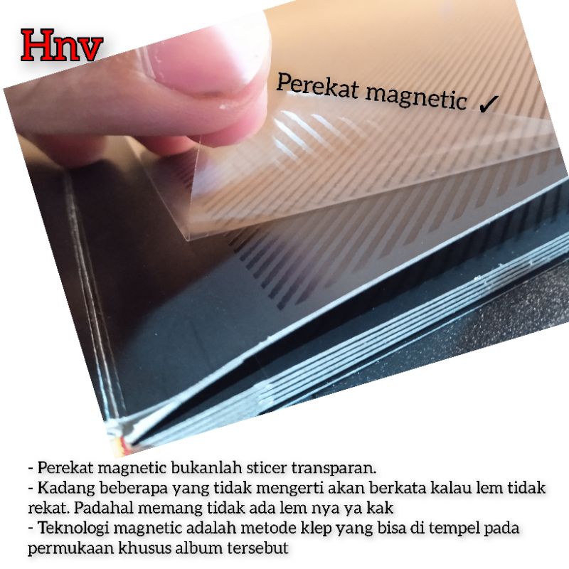 [FREE PACKING KARDUS] DLK LNK ALBUM FOTO MAGNETIK MEDIUM BLACKSHEET