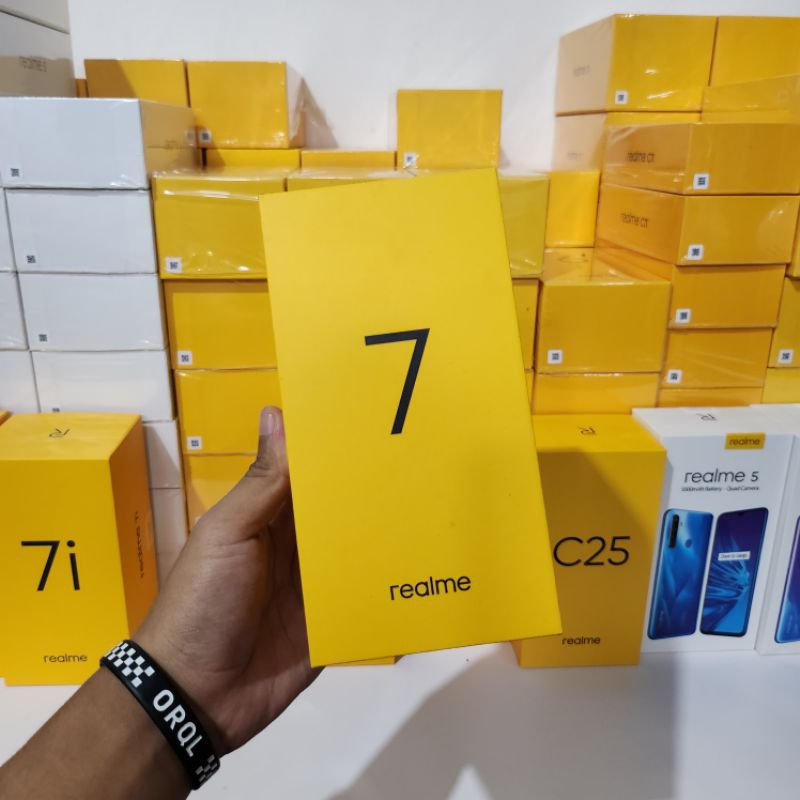 

Realme 7 Dus Box Kotak Original Copotan