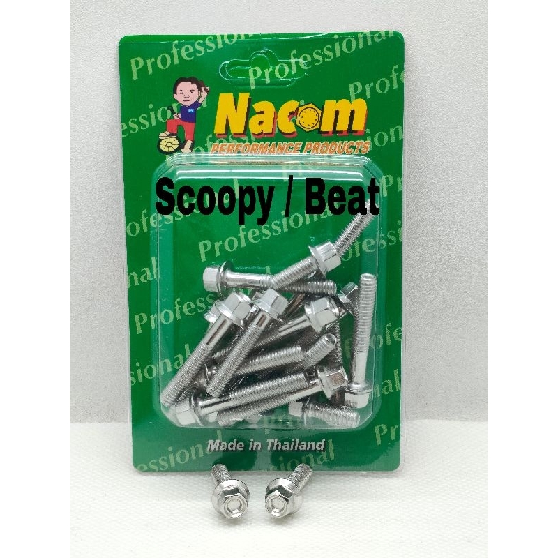 NACOM DV BAUT STANLES MODEL SPIRAL UNTUK CVT SCOOPY / BEAT