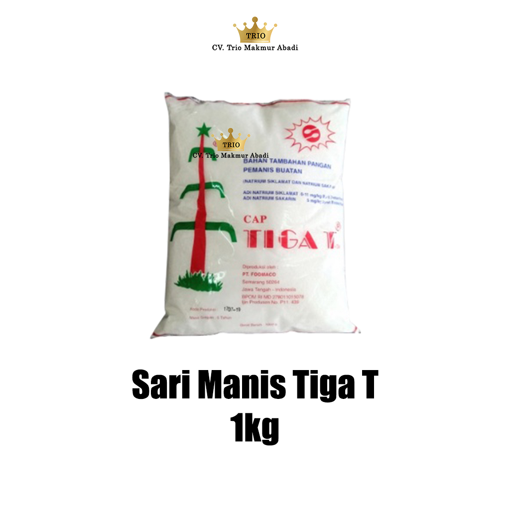

Sari manis Sodium Cyclamate cap tiga t 1kg