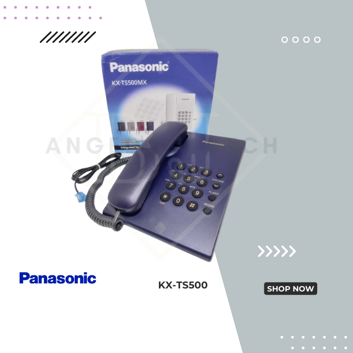 Telepon Kabel Panasonic KX-TS500MX Pesawat Telepon Panasonic KX-TS500