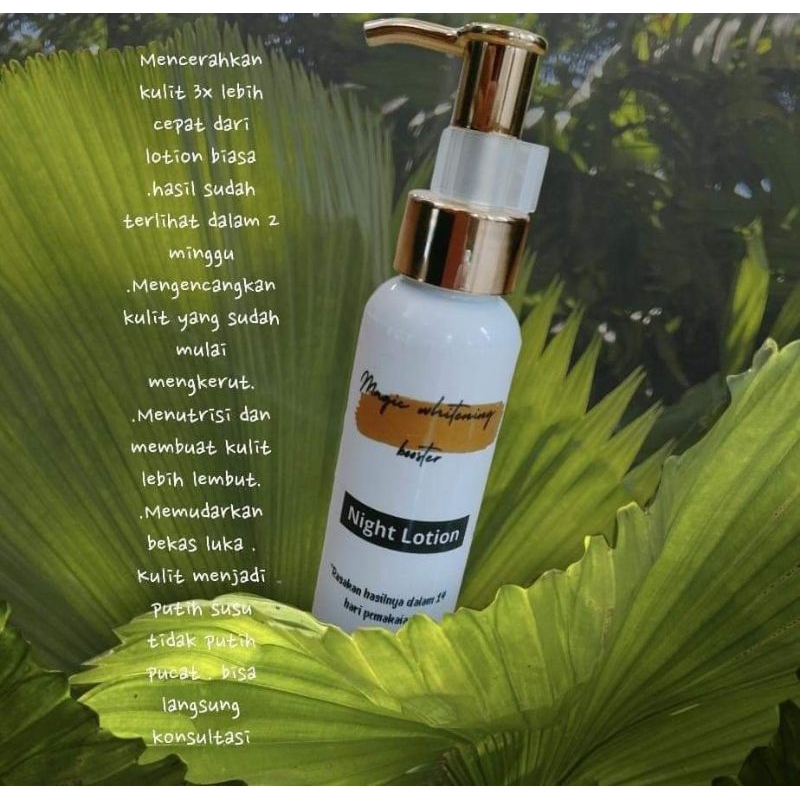 MAGIC WHITENING BOSTER / HB PEMUTIH BADAN KHUSUS MALAM HARI / HB VIRAL