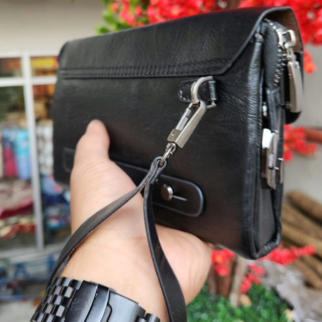 Handbag Clutch Mb Tas Tangan Pria/Wanita Kulit Pu Import Quality