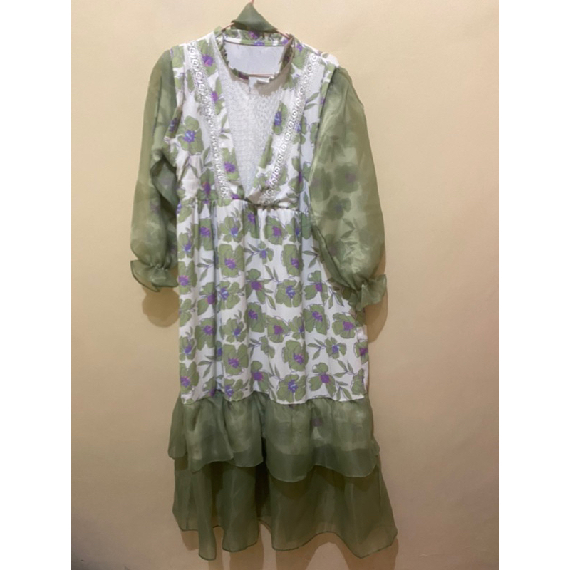 (NEW) GAMIS/DRESS ORGANZA MEIJIWANG