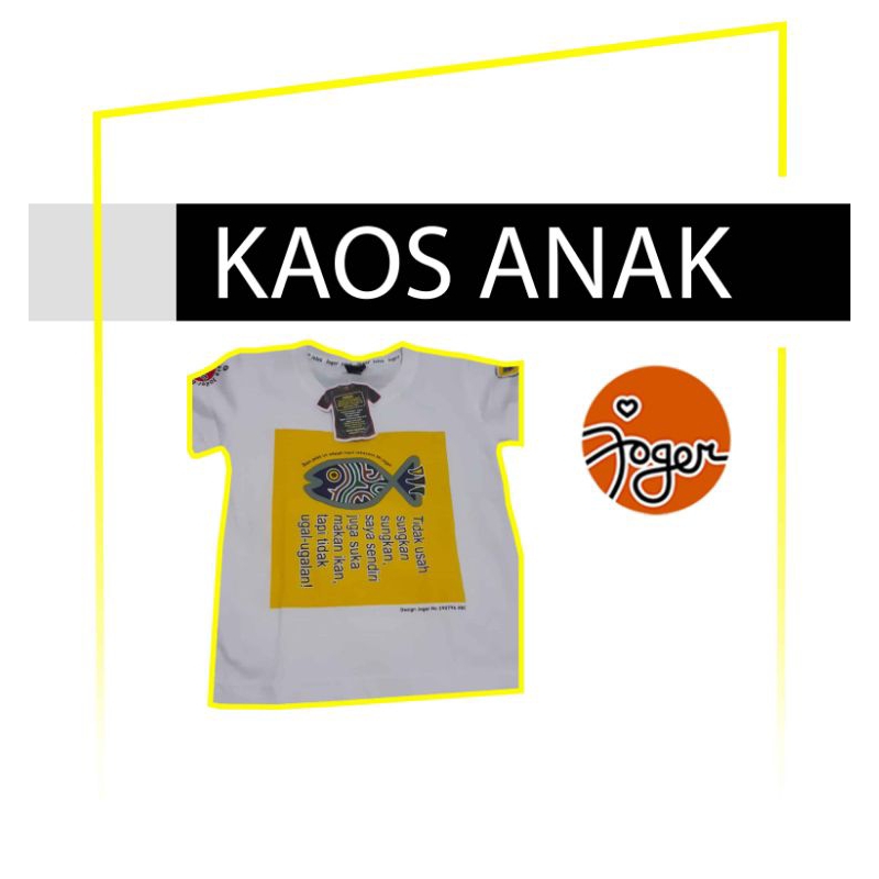 Kaos Anak Joger Original