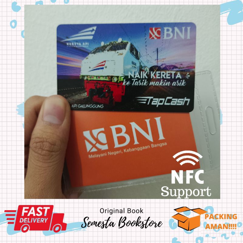 Tapcash BNI Spesial Edition Kereta Api (Support NFC)