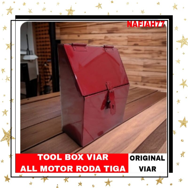 (ORIGINAL VIAR) TOOL BOX VIAR 100CC VIAR 150CC VIAR 200CC VIAR 300CC ALL MOTOR RODA TIGA SPARE PARTS MOTOR RODA TIGA