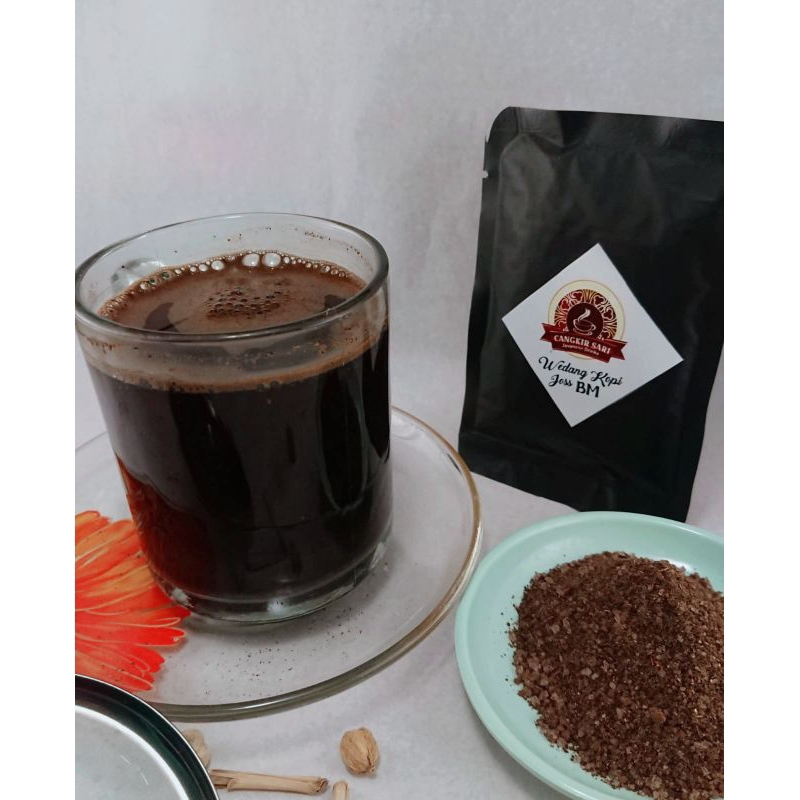 

Kopi Jahe Joss BM - Cangkir Sari Javanese Drinks - Ginger Spice Coffee - Stamina Booster 1s - Jahe Merah Kopi Komplit 25 gram