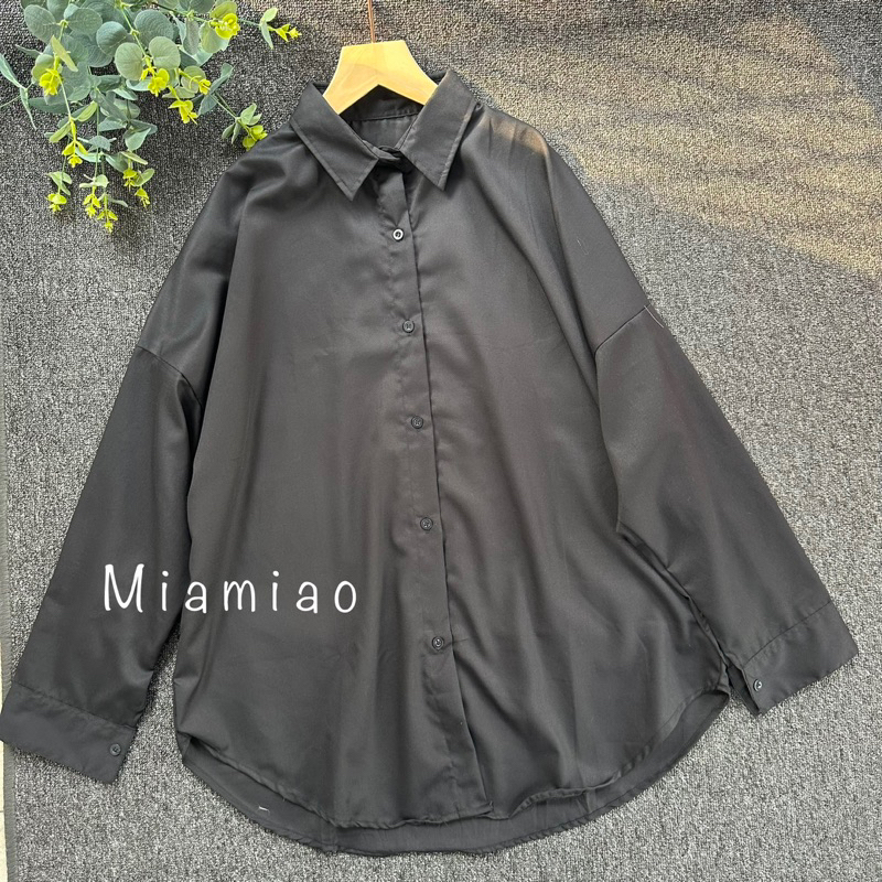 Kemeja Wanita Oversized / Kemeja Katun