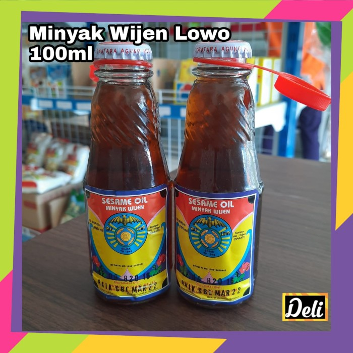 

Minyak Wijen Sesame Oil Cap Lowo 100ml