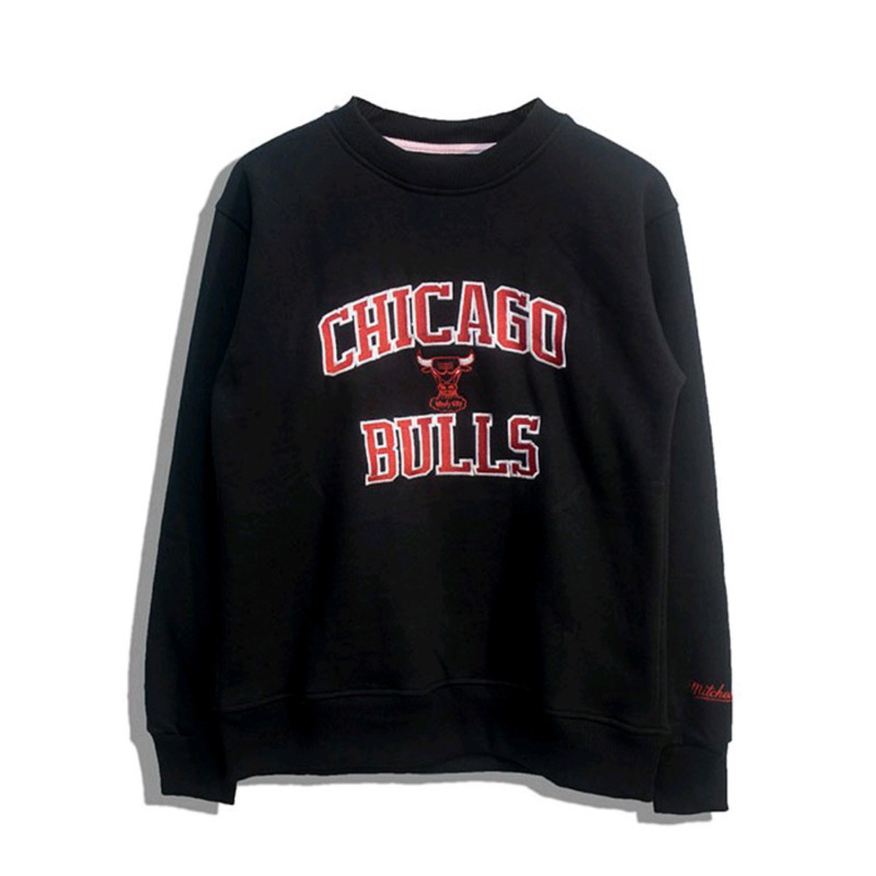 SWEATER CREWNECK CHICAGO BULLS FULL BORDIR SWEATSHIRT PREMIUM