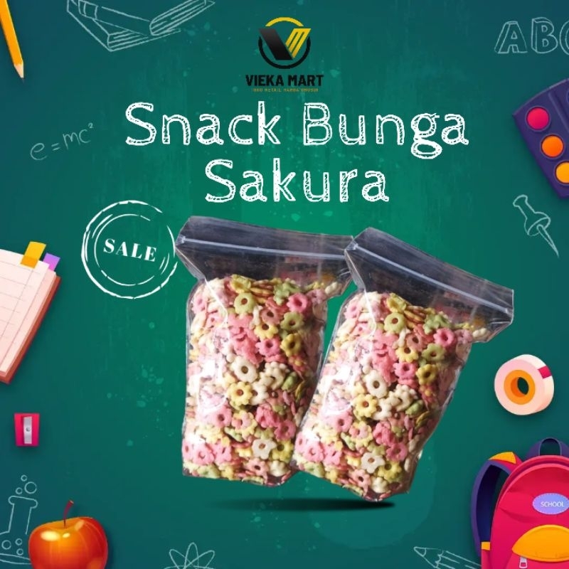 

Snack Cemilan bunga sakura 250gram