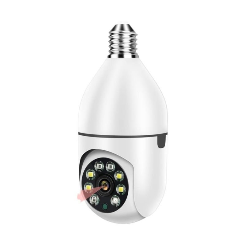 Cctv Bohlam Lampu Camera Cctv V380 Pro wifi Wireless model Bohlam Lampu bisa putar Ip Camera