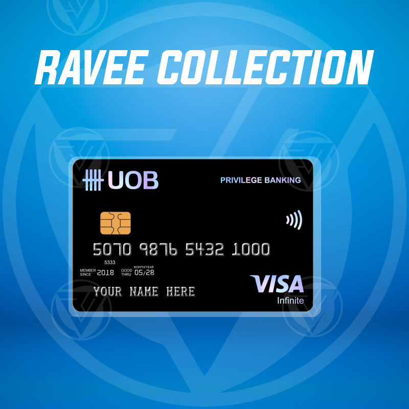[PREMIUM] Stiker ATM UOB Privilege Custom