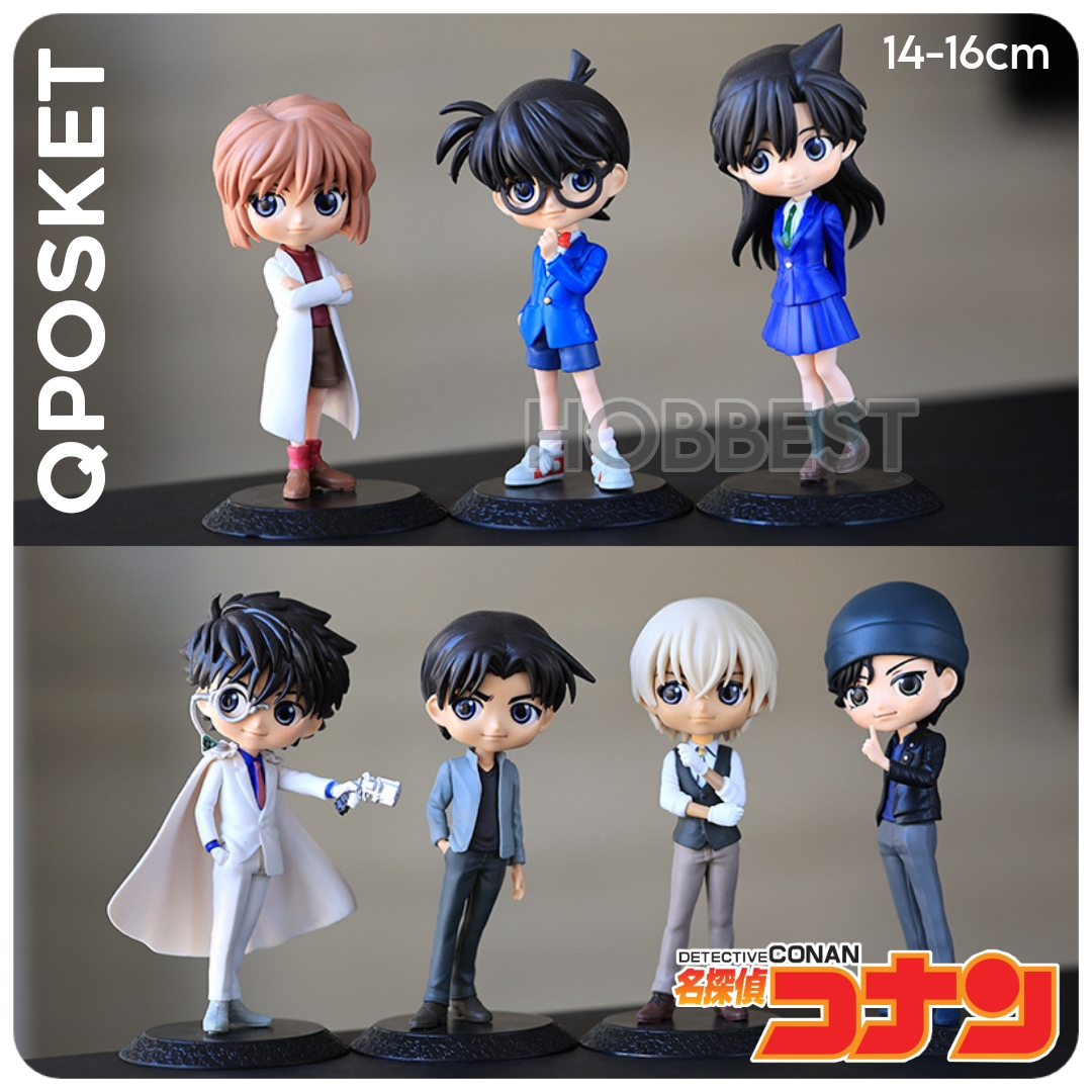 QPOSKET DETECTIVE CONAN - Action Figure Miniatur Pajangan Mainan Topper Q Posket Detektif Kaito Kid 