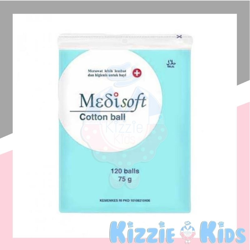 Medisoft Cotton Ball / Kapas Bulat Bayi / Kapas Bayi