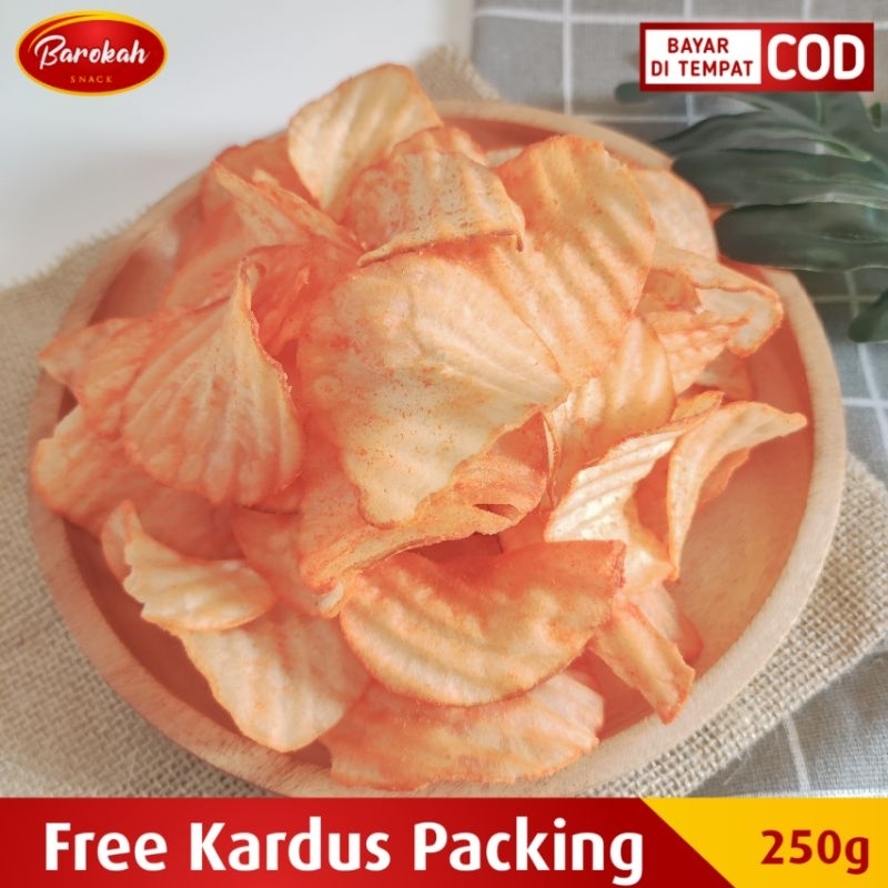 

Keripik Singkong Balado Kiloan 250gr Aneka Camilan Snack Chiki Kiloan Termurah
