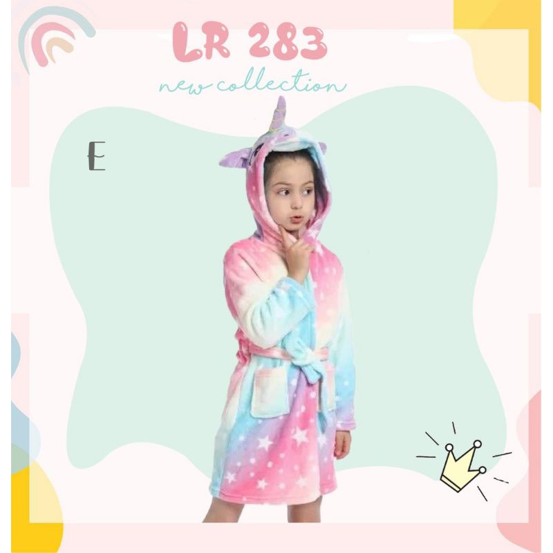 HANDUK KIMONO ANAK / HANDUK RENANG ANAK / HANDUK ANAK UNICORN / SWIM TOWEL