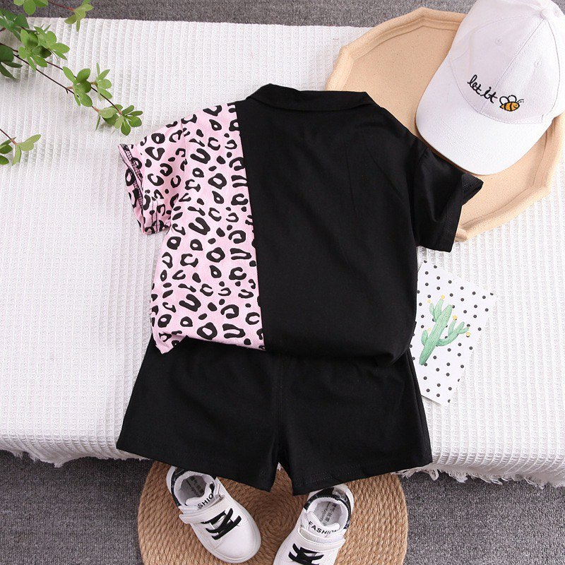 BARU LID7009 - Baju + Celana Pendek Cotton Set 2in1