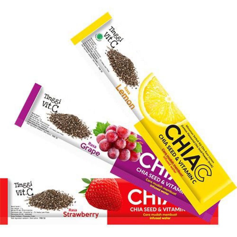 Chia C infus water Diet vitamin 1 pak isi 5