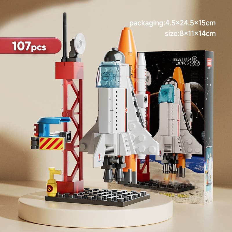 Lego Roket Nano Brick Rocket Red Edition
