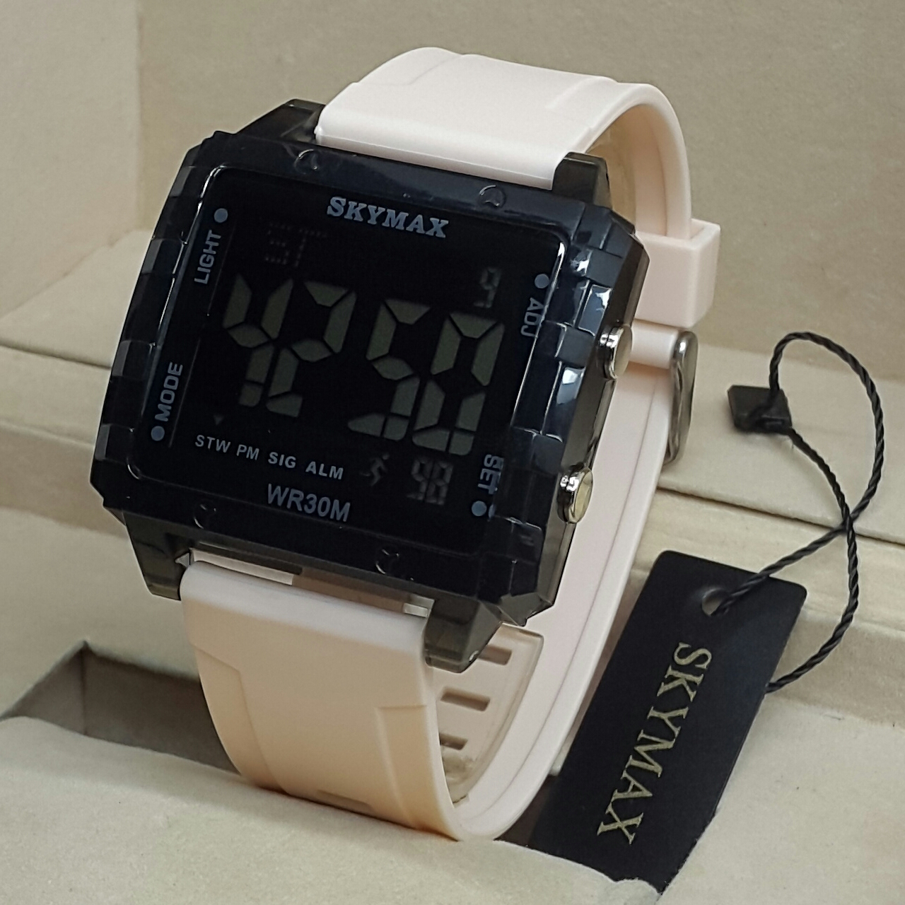 JAM TANGAN SKYMAX TAHAN AIR PRIA CEWEK KEREN ELEGAN BERGARANSI