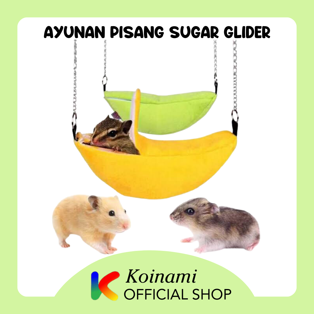 Ayunan Pisang Hamster Sugar Glider / Tempat Tidur Gantung / Hamster / Sugar Glider