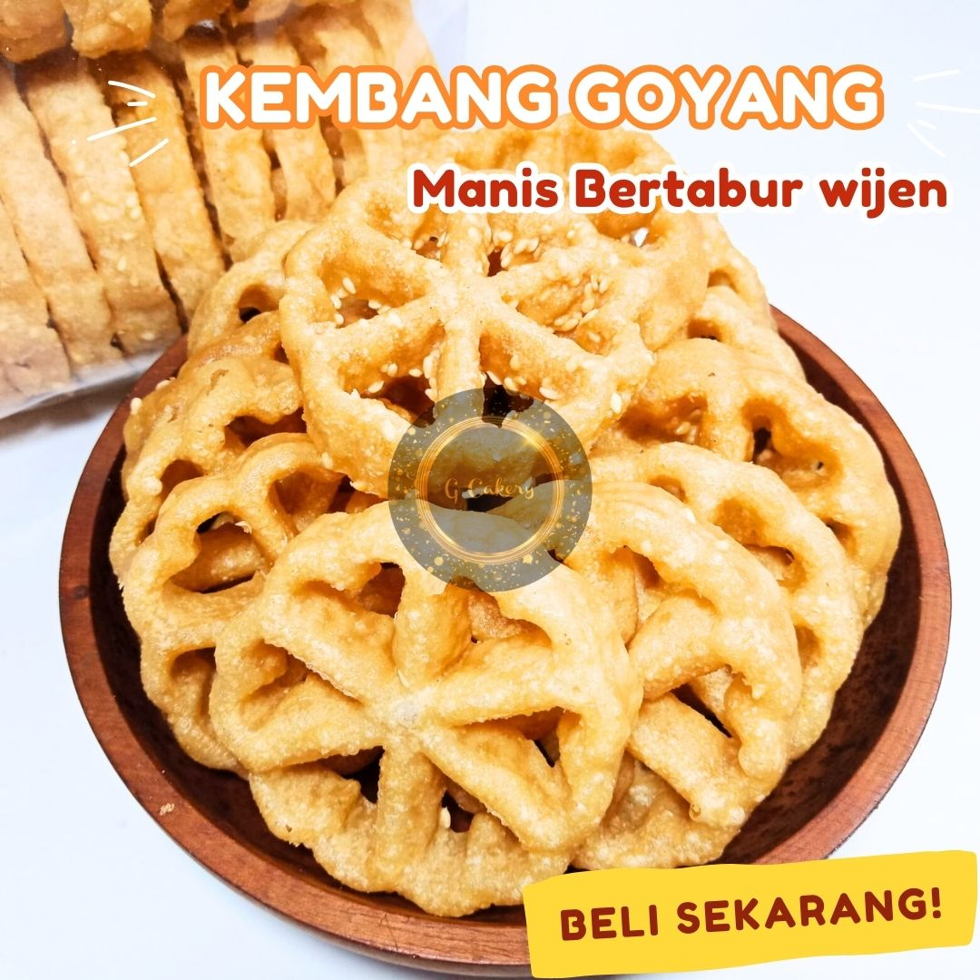 

Kue Kembang Goyang Manis Wijen 250gr