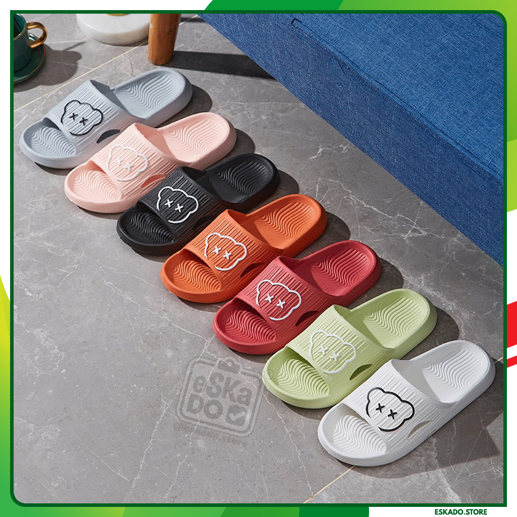 Sendal Slop / Sandal Slipper Comfortable / Sandal Eva Motif Beruang
