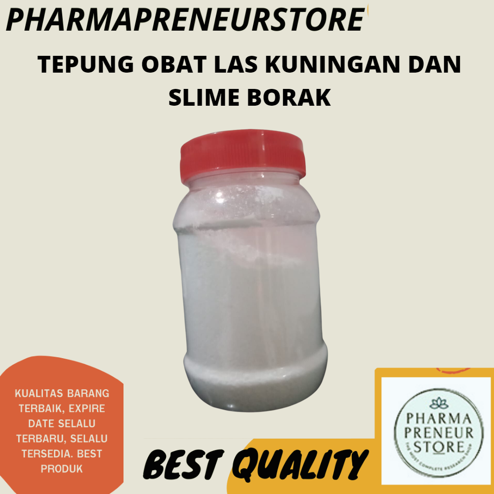 TEPUNG OBAT LAS KUNINGAN DAN SLIME BORAK 100 GRAM BEST QUALITY