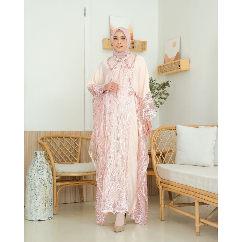 Gamis Kaftan Payet Original Butik