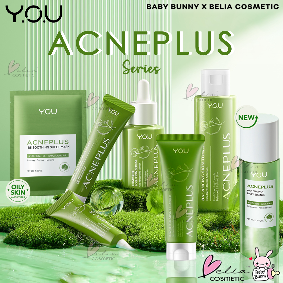 ❤ BELIA ❤ YOU Acne Plus Cica Herbs Derma Solution | ACNEPLUS Toner Spot Care Serum Moisturizer BPOM