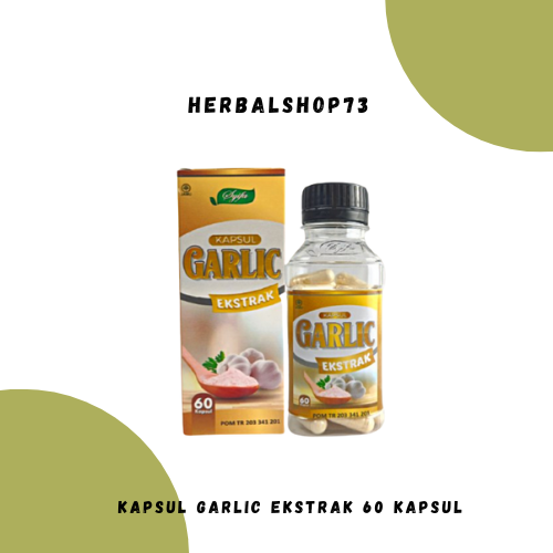 Ekstrak Garlic - Bawang Putih - 60 Kapsul