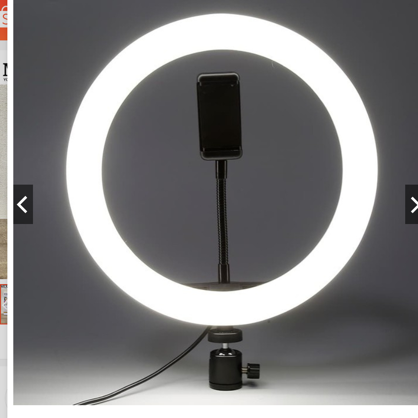 MIXIO 33CM Ring Light Selfie led 13Inc LED Photo Studio Selfie,Tiktok Camera