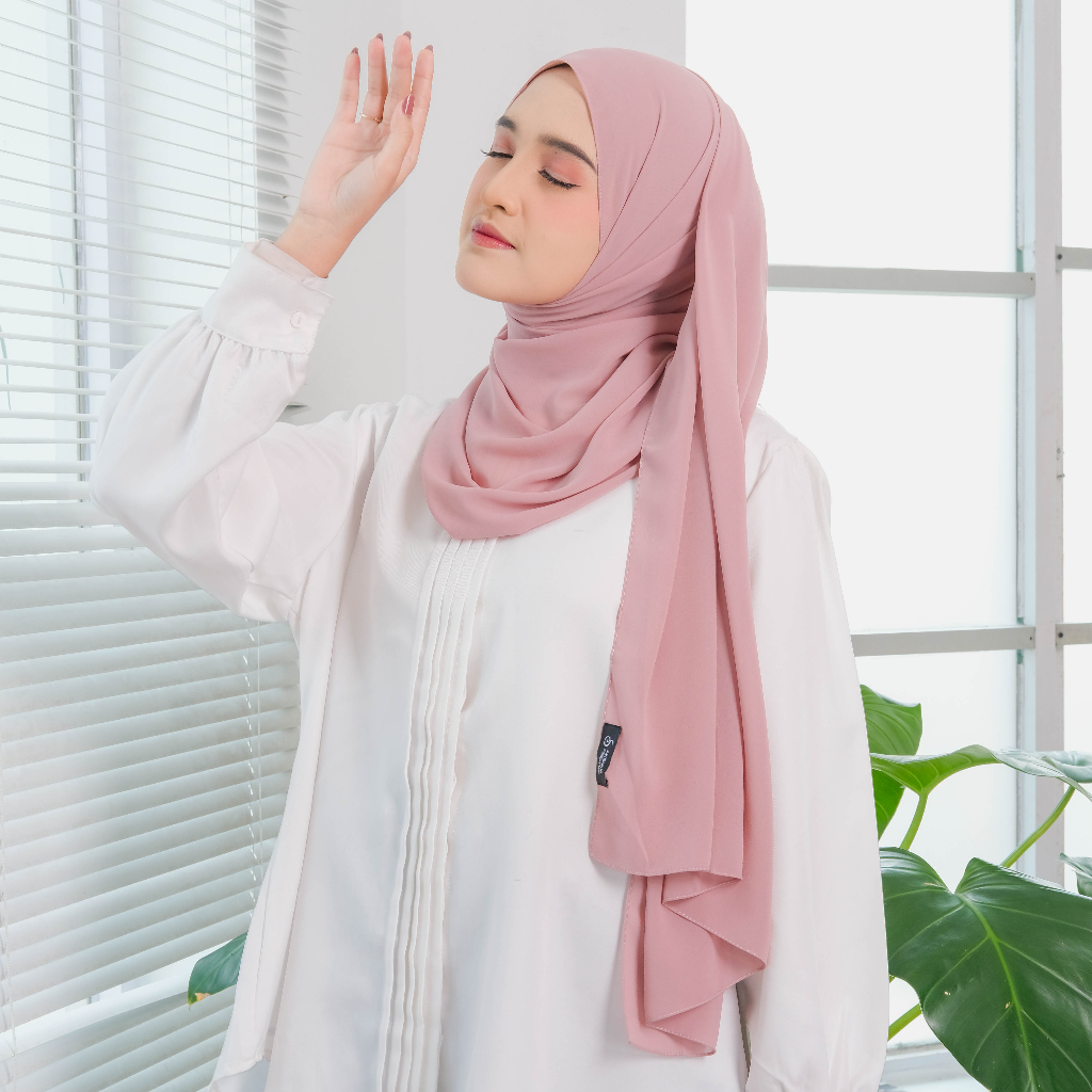 Ansania Hijab Premium - Byanca Pashmina Ceruty Babydoll