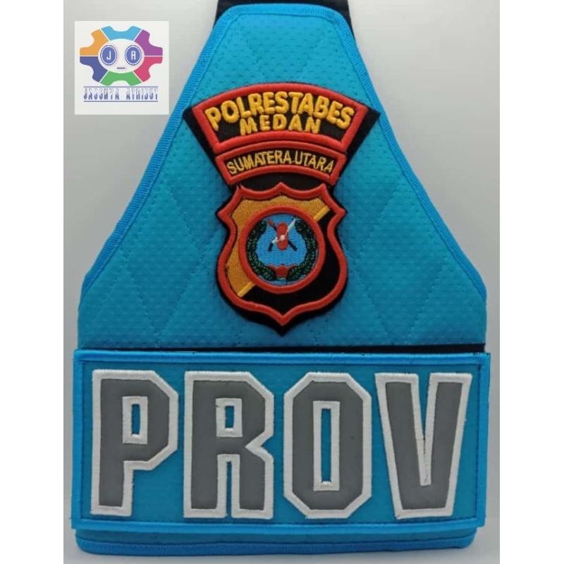 Ban lengan provos Vest ban Lengan full perekat Bhabinkamtibmas Vest Ban Lengan Kulit polri Vest ban 