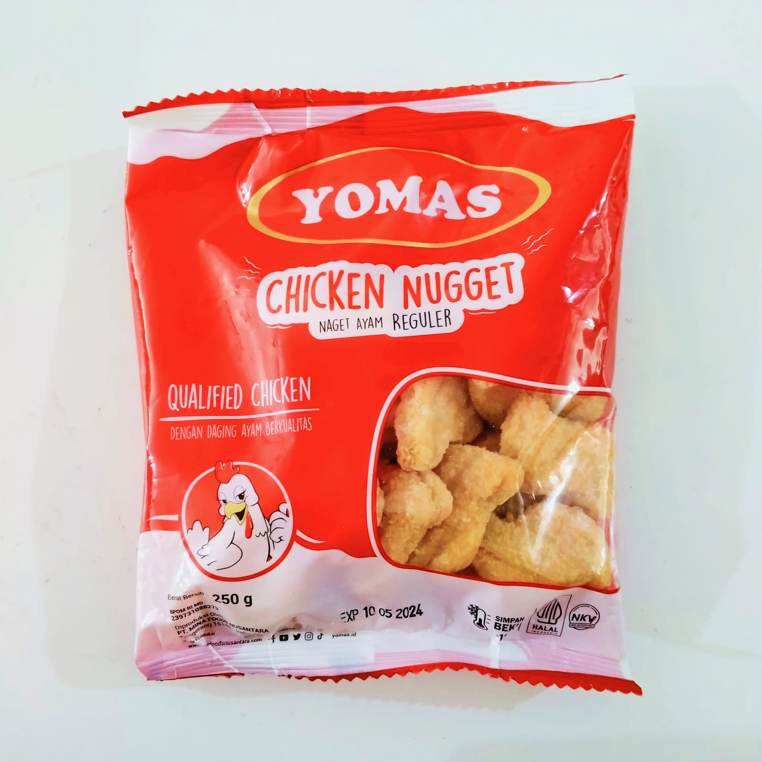 

YOMAS chicken nugget 250gr