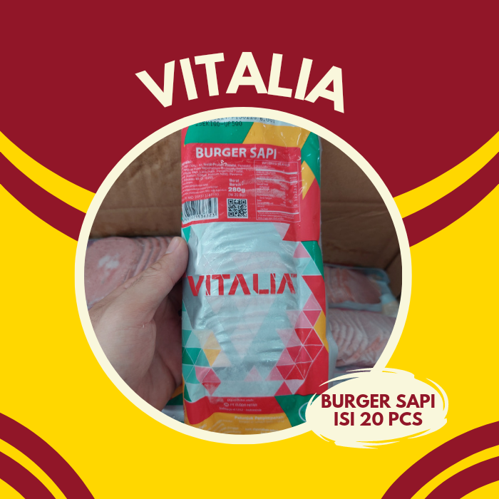 

Vitalia burger sapi isi 20