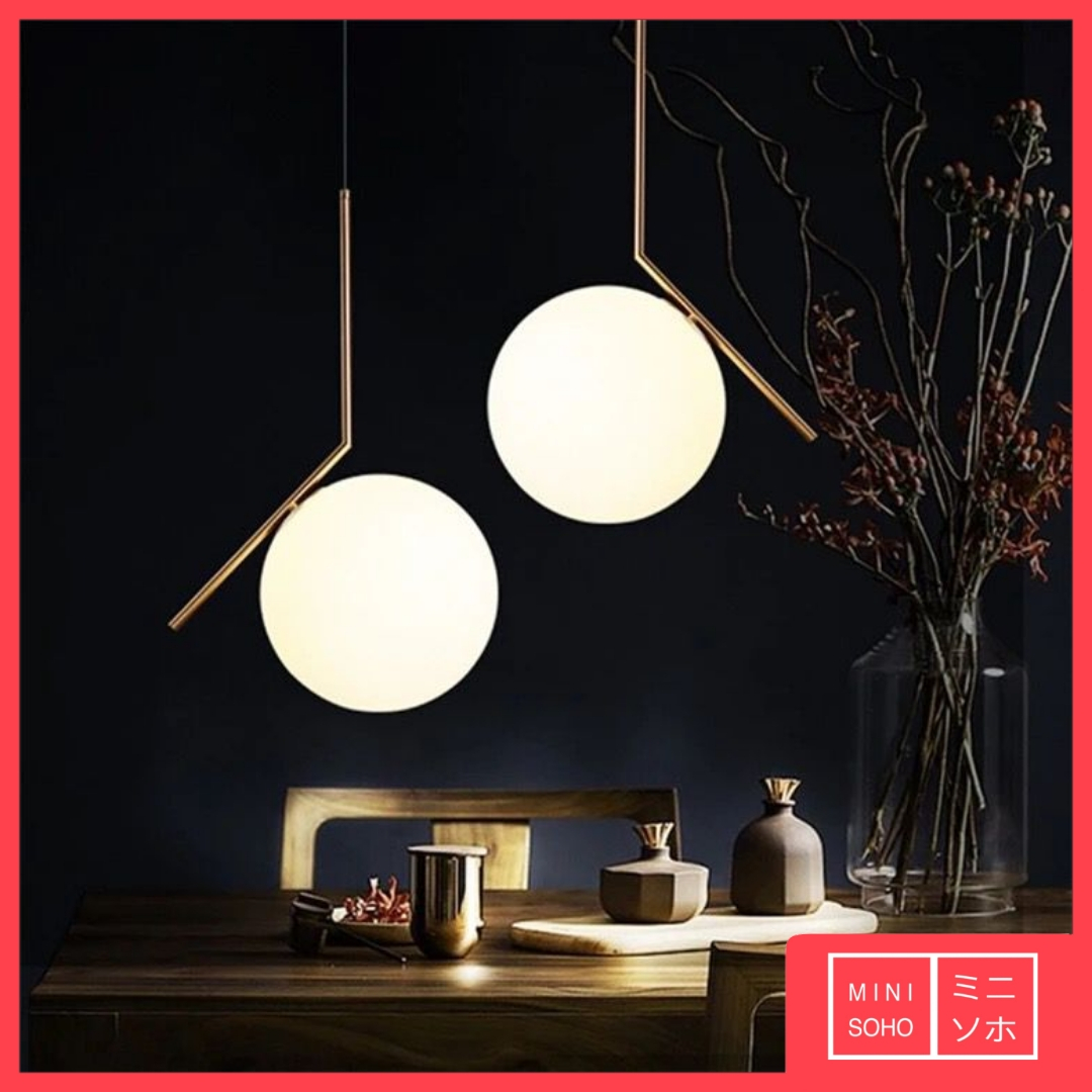 Lampu Gantung Hias Bola Besar Modern Minimalis Mewah Bedroom Pendant Ceiling Light Lamp