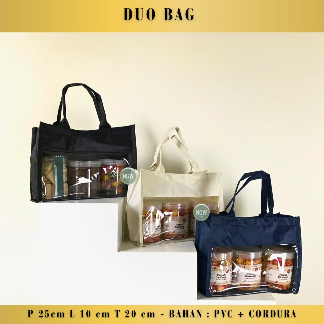 Tas hampers DUO bag pvc cordura waterproof goodie bag event