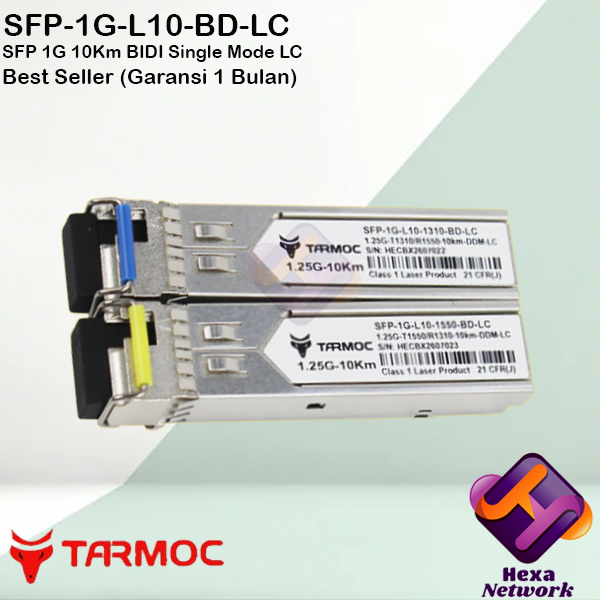 SFP 1G BIDI 10KM l Singlemode LC Mikrobits, Mikrotik, Cisco Compatible